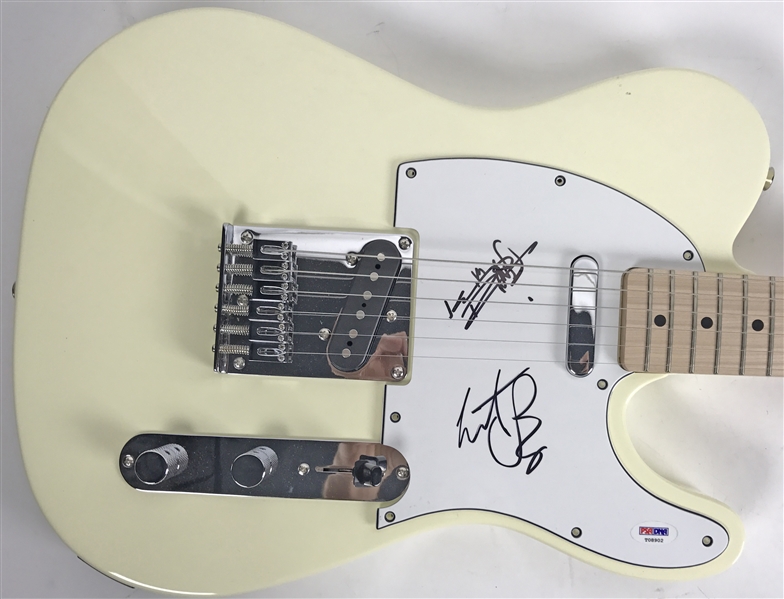 Rolling Stones: Keith Richards & Charlie Watts Dual Signed Electric Guitar (PSA/DNA)