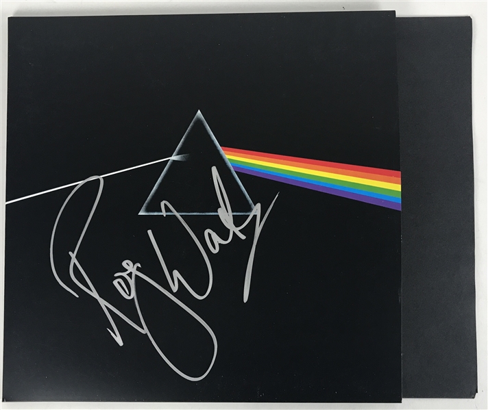 Pink Floyd: Roger Waters In-Person Signed "Dark Side of the Moon" Record Album with Photo Proof! (Beckett/BAS)