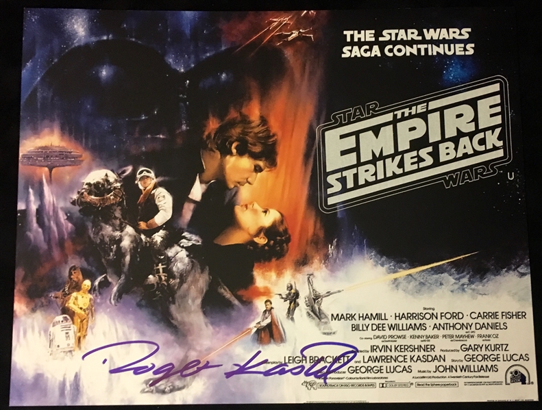 Roger Kastel (Poster Artist) Signed "The Empire Strikes Back" 11" x 14" Poster Print (BAS/Beckett Guaranteed)