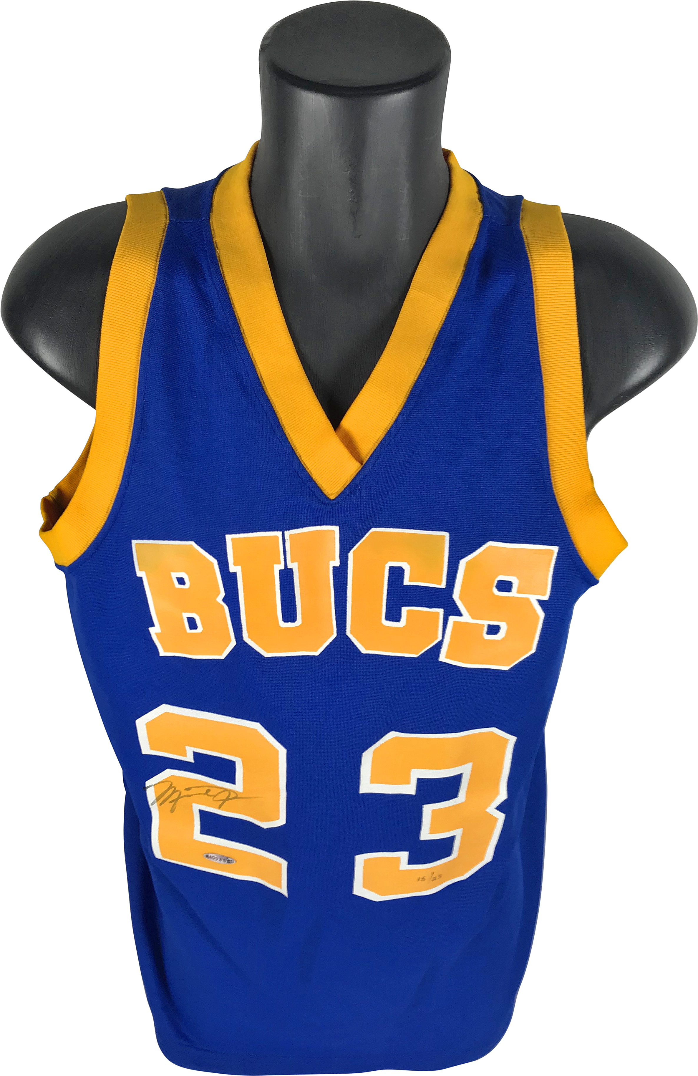 Lot Detail - Michael Jordan RARE Signed Laney Bucs Limited Edition  Playing-Era Jersey (Upper Deck)