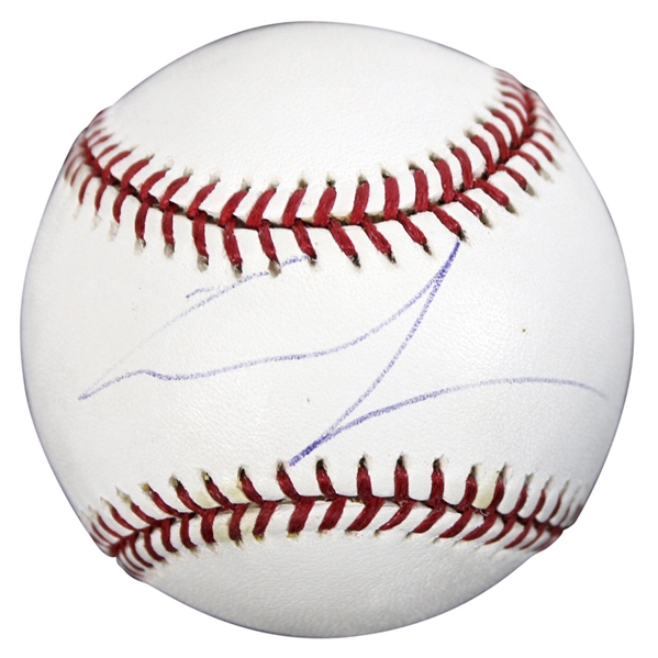 George Lucas Signed OML Baseball (PSA/DNA)