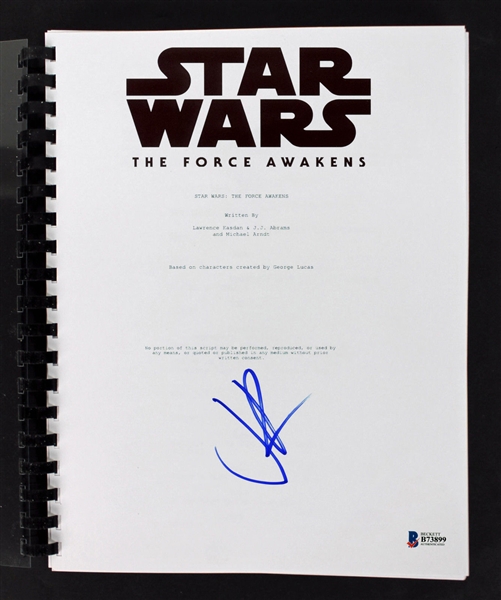 Star Wars: J.J. Abrams Signed "The Force Awakens" Script (BAS/Beckett)