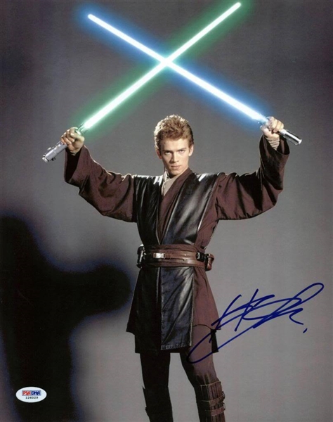 Anakin Skywalker: Hayden Christensen Signed 11" x 14" Photograph (PSA/DNA)