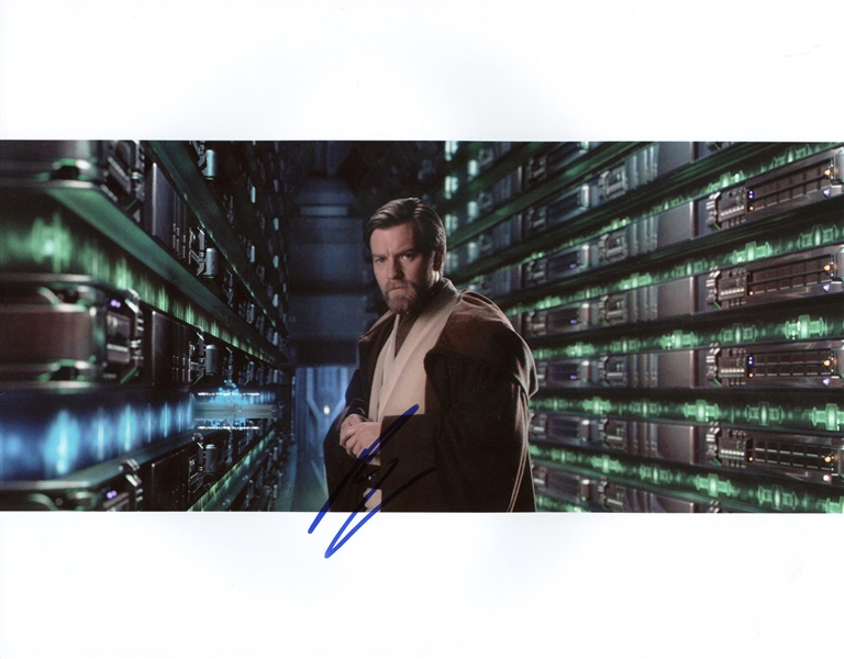 Ewan McGregor Signed 11" x 14"  Obi-Wan Kenobi Photograph (Beckett/BAS Guaranteed)