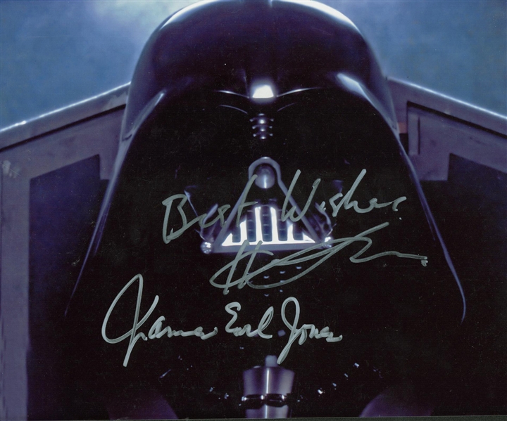 Hayden Christensen & James Earl Jones Dual Signed 8" x 10" Color Photo from "Revenge of the Sith" (Beckett/BAS Guaranteed)