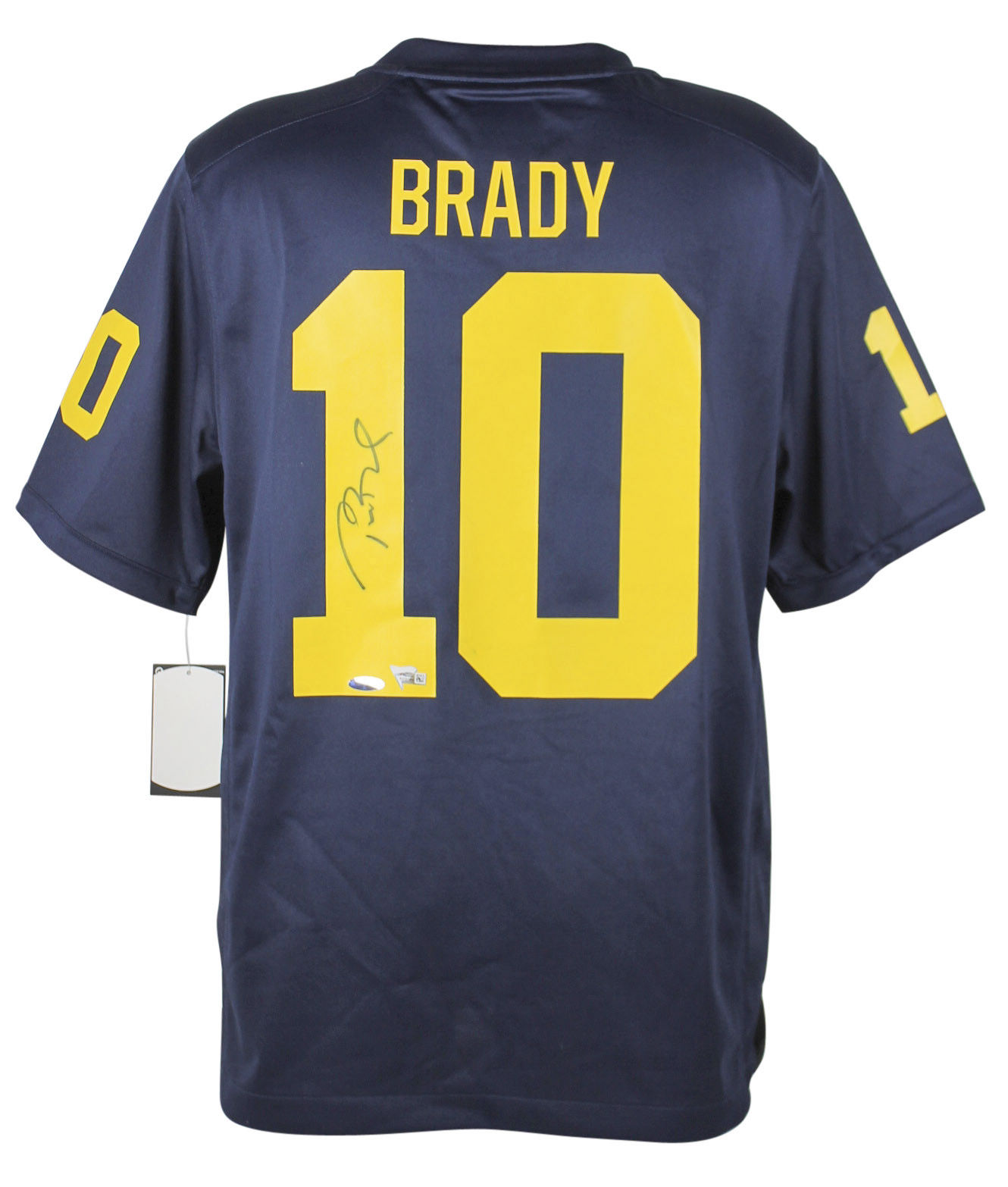 Lot Detail - Tom Brady Signed Nike University of Michigan Jersey ...