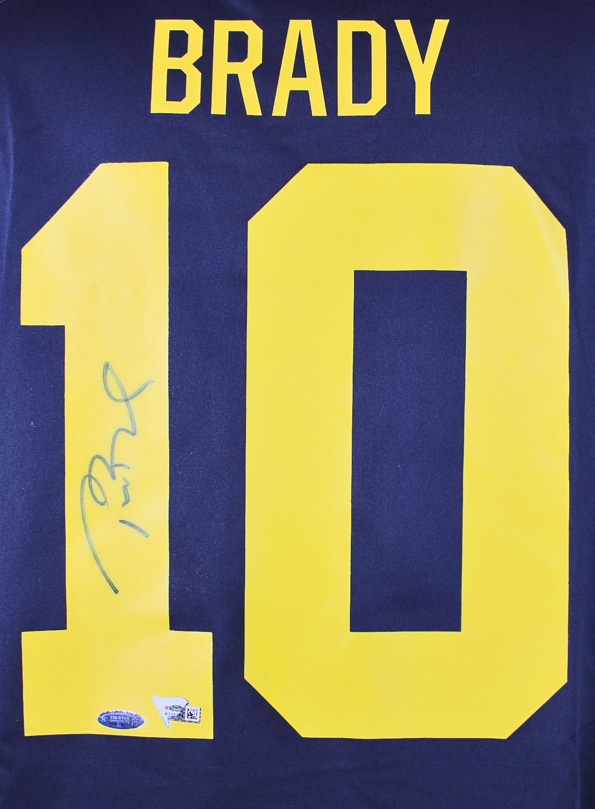 Lot Detail - Tom Brady Signed Nike University of Michigan Jersey