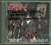 Eazy-E ULTRA-RARE Signed CD Cover w/ NWA Inscription! (Beckett/BAS)