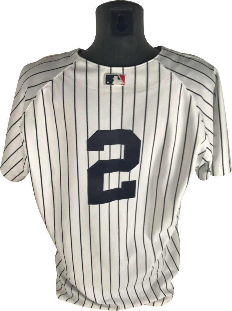 derek jeter game worn jersey