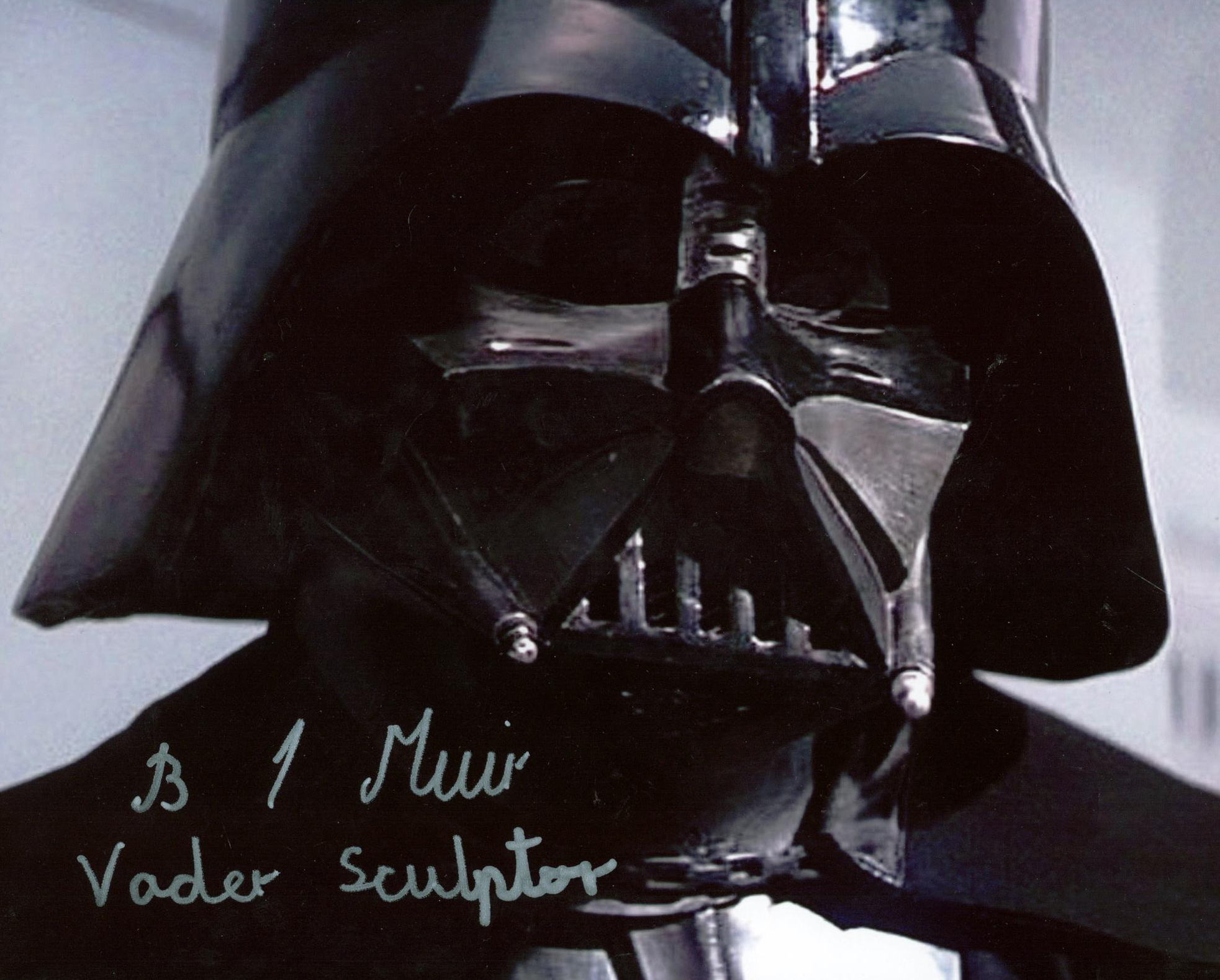 darth vader signed memorabilia