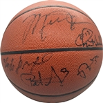 1992 Vintage Dream Team Signed Basketball w/ All 12 Members Of The Best Team Of All-Time! (JSA)
