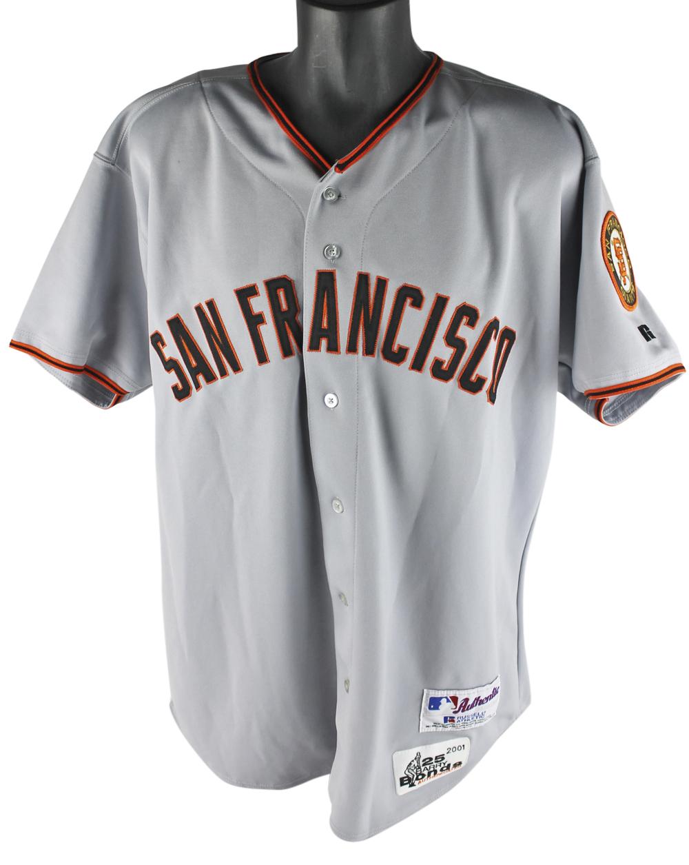barry bonds grey jersey