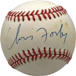 Chris Farley UTLRA-RARE Signed SNL-Era OAL Baseball (JSA)