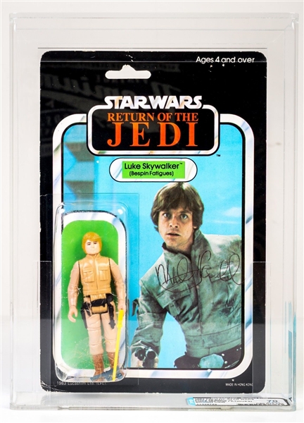 Star Wars: Mark Hamill Vintage Signed 1983 Palitoy ROTJ Figurine (AFA 70 & Beckett/BAS Guaranteed)