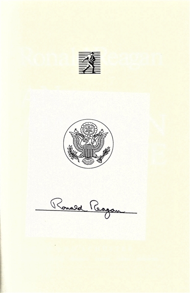 President Ronald Reagan Signed First Edition & FIRST PRINT "An American Life" Hardcover Book (JSA)
