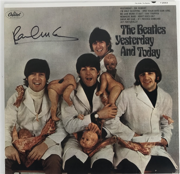 The Beatles: Paul McCartney Signed "Yesterday & Today" Butcher Cover (Beckett/BAS Guaranteed)