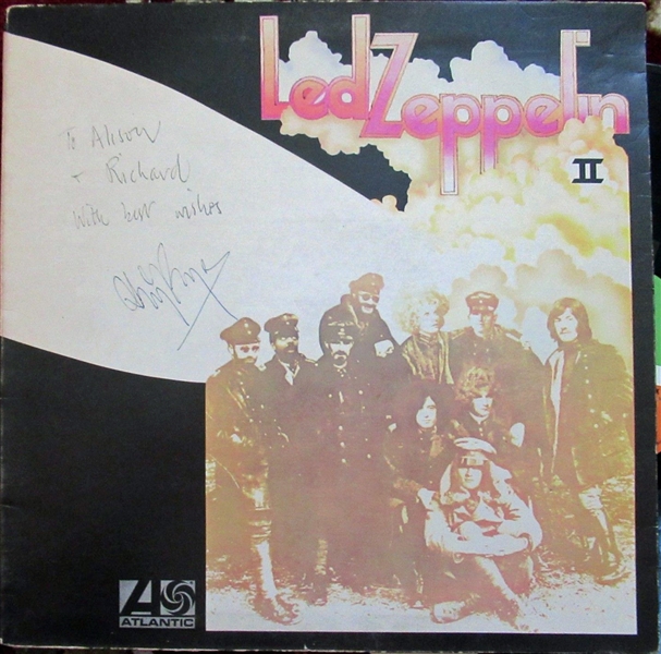 Jimmy Page Rare Vintage Signed "Led Zeppelin II" Album (Beckett/BAS Guaranteed)