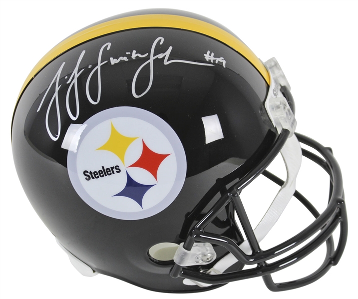 JuJu Smith-Schuster Signed Pittsburgh Steelers Helmet (Beckett/BAS)