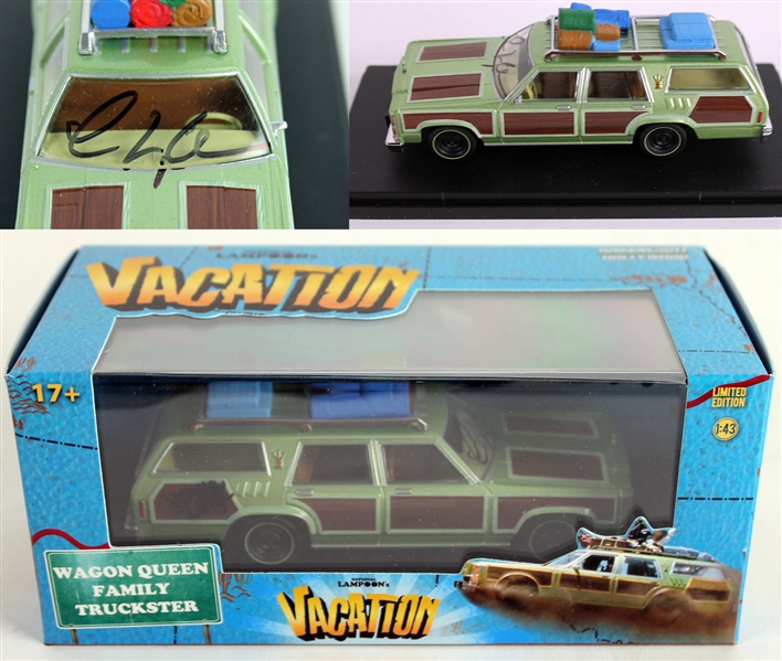 Chevy Chase Signed National Lampoons Vacation Family Truckster Replica (BAS/Beckett)