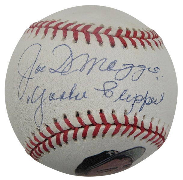 Joe DiMaggio Near-Mint Signed "Yankee Clipper" Baseball (JSA)