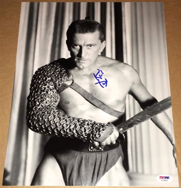 Kirk Douglas Signed 11" x 14" Spartacus Photograph (Beckett/BAS Guaranteed)