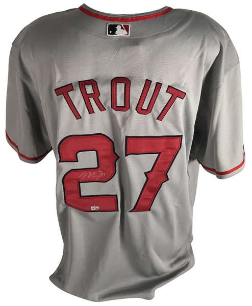 Mike Trout Rookie 2012 Signed Anaheim Angels Jersey (MLB)