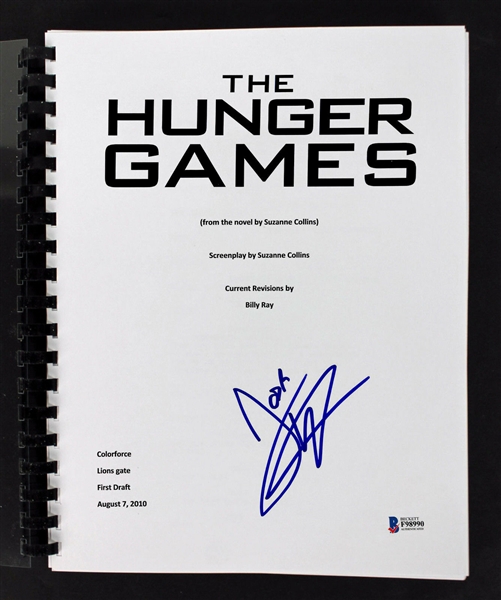 Josh Hutcherson Signed "The Hunger Games" Movie Script (Beckett/BAS)