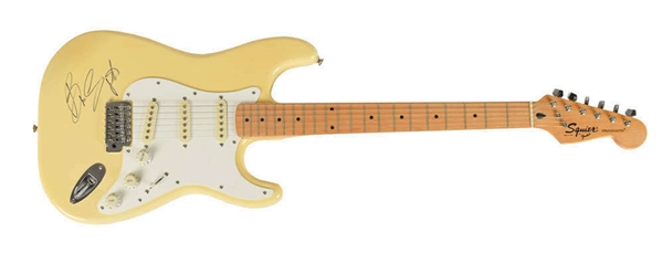 Bruce Springsteen Signed Fender Squier Stratocaster Guitar w/ Rare Guitar Body Signature! (Beckett/BAS)