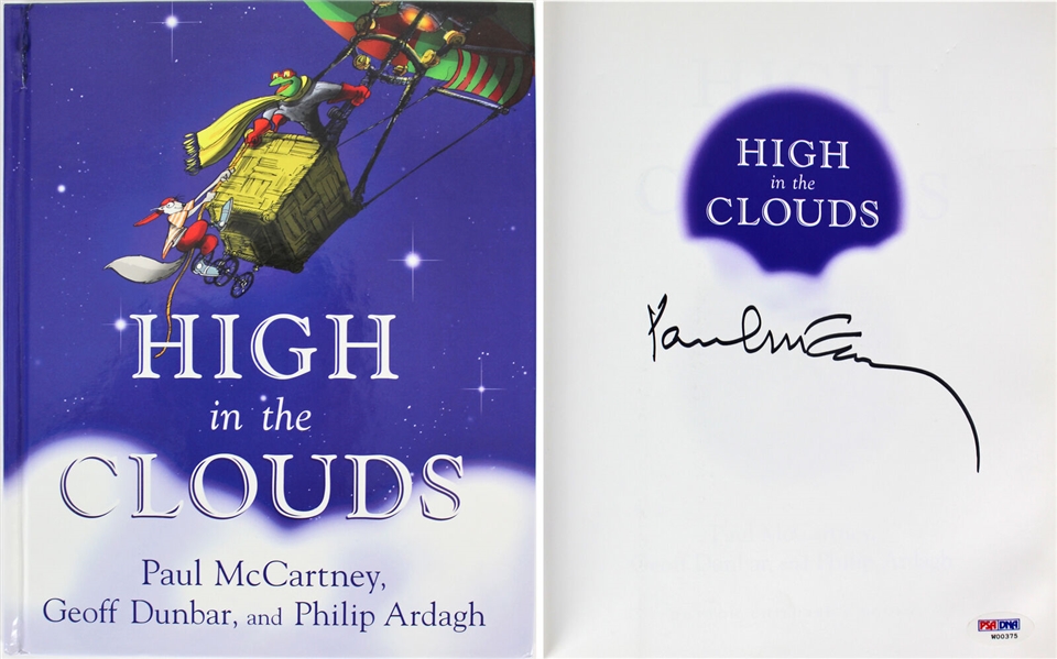 The Beatles: Paul McCartney Signed "High in the Clouds" 1st Edition Hardcover Book (PSA/DNA)