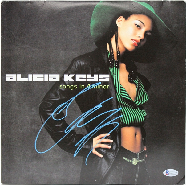 Alicia Keys Signed "Songs in A Minor" Record Album (Beckett/BAS)