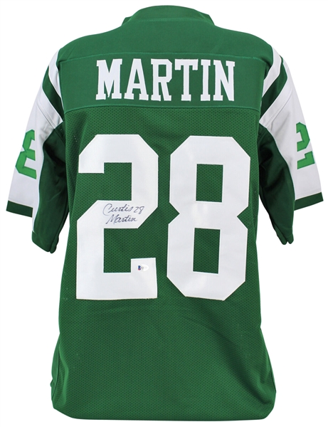 Curtis Martin Signed New York Jets Jersey (Beckett/BAS)