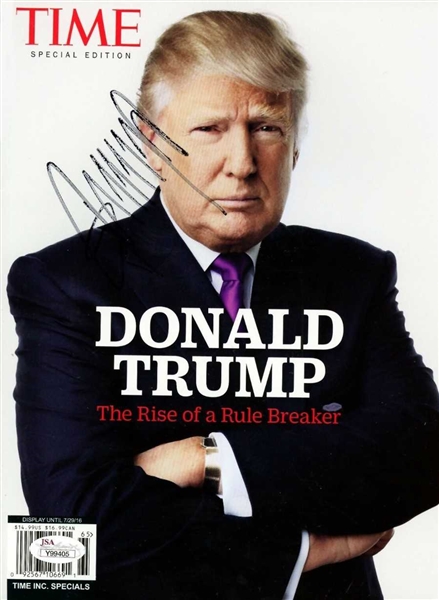 Donald Trump Signed 2016 Special Edition TIME Magazine (JSA)