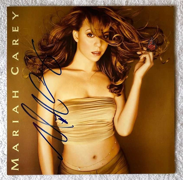 Mariah Carey In-Person Signed 12" x 12" Album Promo Flat with Full Signature! (BAS/Beckett Guaranteed)