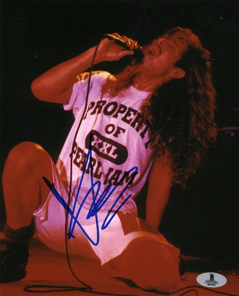 Soundgarden: Chris Cornell Signed 8" x 10" Color On-Stage Photograph (BAS/Beckett)