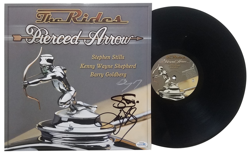The Rides Group Signed "Pierced Arrow" Record Album w/ Stills, Shepherd & Goldbert (ACOA)