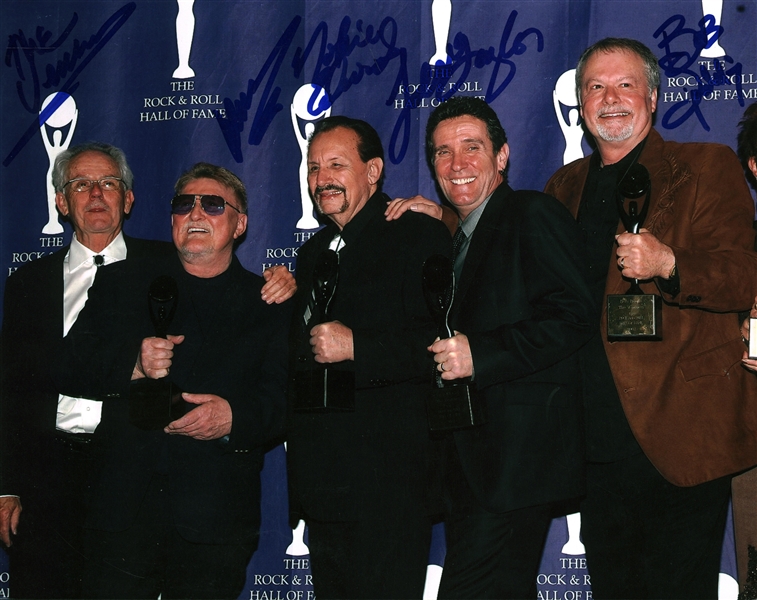 The Ventures Group Signed 8" x 10" Hall of Fame Photograph (Beckett/BAS Guaranteed)