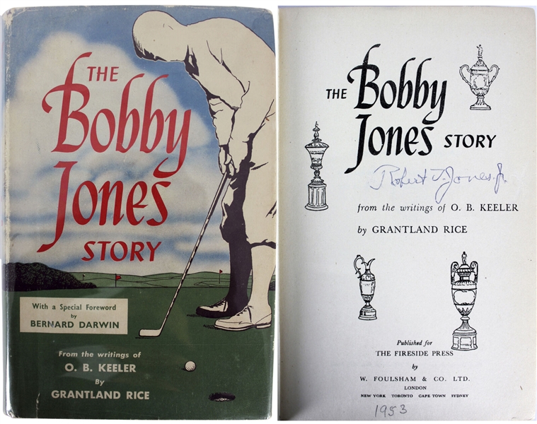 Bobby Jones Signed Vintage Hardcover Book: "The Bobby Jones Story" (Beckett/BAS)