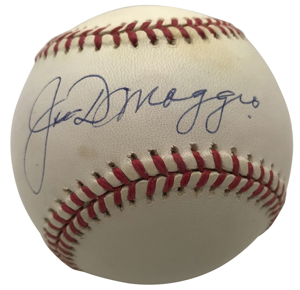 Joe DiMaggio Signed OAL Baseball (Beckett/BAS Guaranteed)