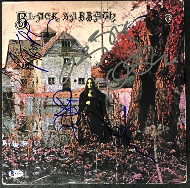 Black Sabbath Near-Mint Signed Debut Album w/ All Four Members! (Beckett/BAS)