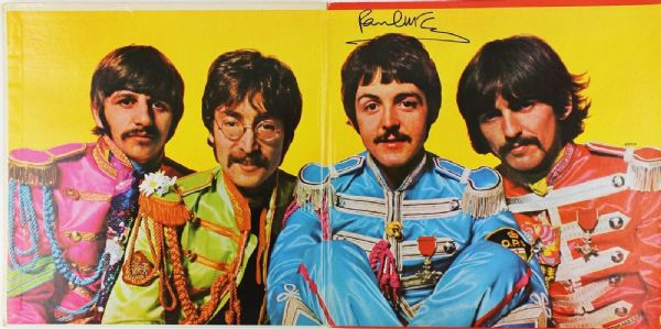 The Beatles: Paul McCartney Rare Signed Album Gatefold for "Sgt. Peppers Lonely Hearts Club Band" (PSA/DNA)