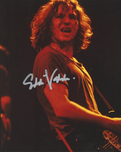 Eddie Vedder Vintage Signed 8" x 10" Photograph (Beckett/BAS Guaranteed)