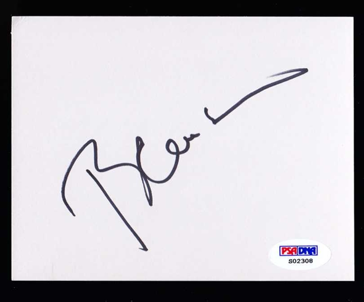 Bill Clinton Signed 5.5" x 4.25" Card (PSA/DNA)