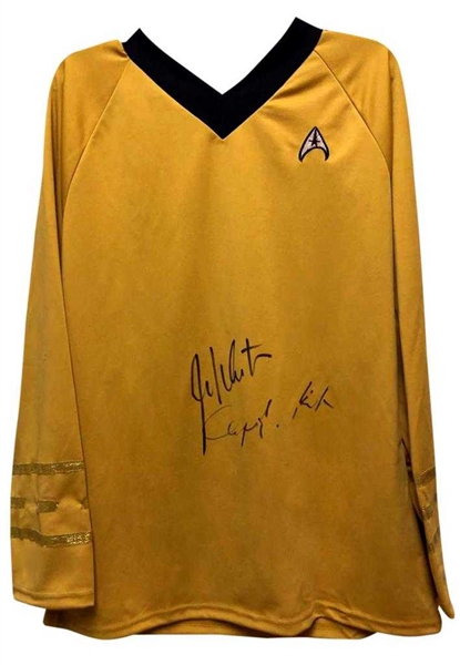 Star Trek: William Shatner Signed Captain Kirk Uniform Shirt (JSA)
