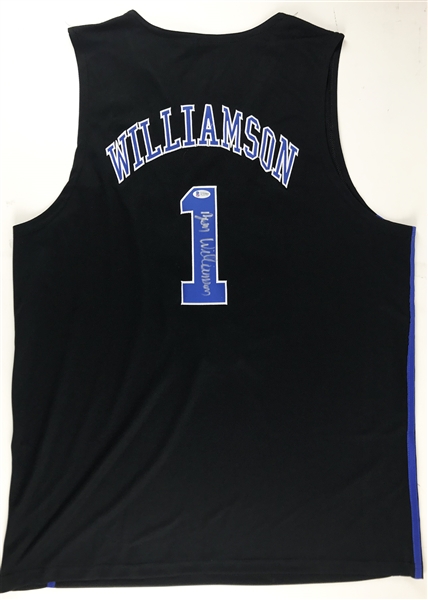 signed zion williamson jersey