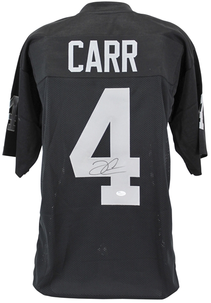 Derek Carr Signed Oakland Raiders Jersey (JSA)
