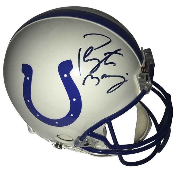 Peyton Manning Signed PROLINE Colts Helmet (Steiner Sports)