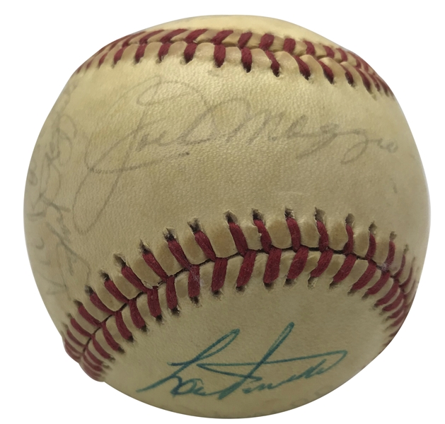 Yankees Greats Signed OAL Baseball w/ DiMaggio, Maris, Allen & Others (JSA)
