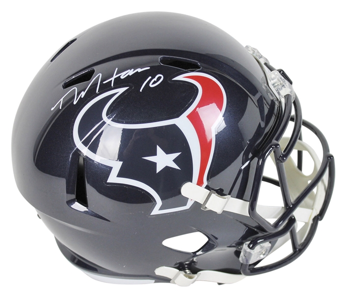 DeAndre Hopkins Signed Houston Texans Full-Sized Speed-Style Helmet (JSA)