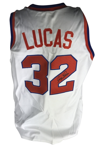 Jerry Lucas Signed NY Knicks Jersey (PSA/DNA)
