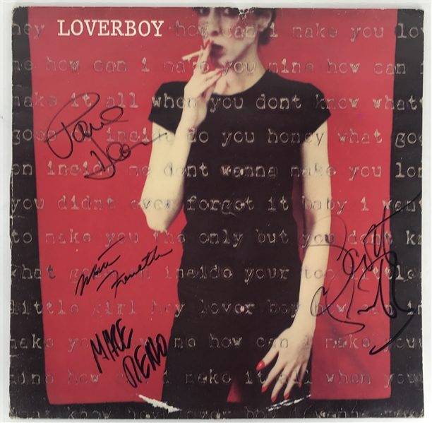Loverboy Group Signed Debut Album w/ 5 Signatures! (REAL/Epperson)